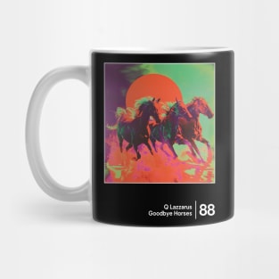 Goodbye Horses - Original Graphic Artwork Design Mug